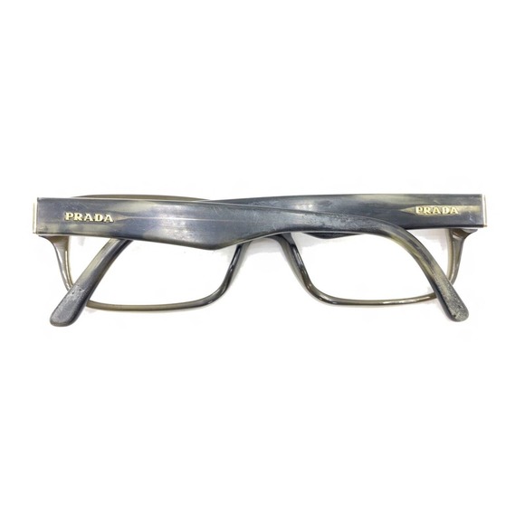 Prada VPR 16M 0AQ-1O1 Translucent Olive Green Eyeglasses Frames 53-16 140 Italy - Picture 11 of 12